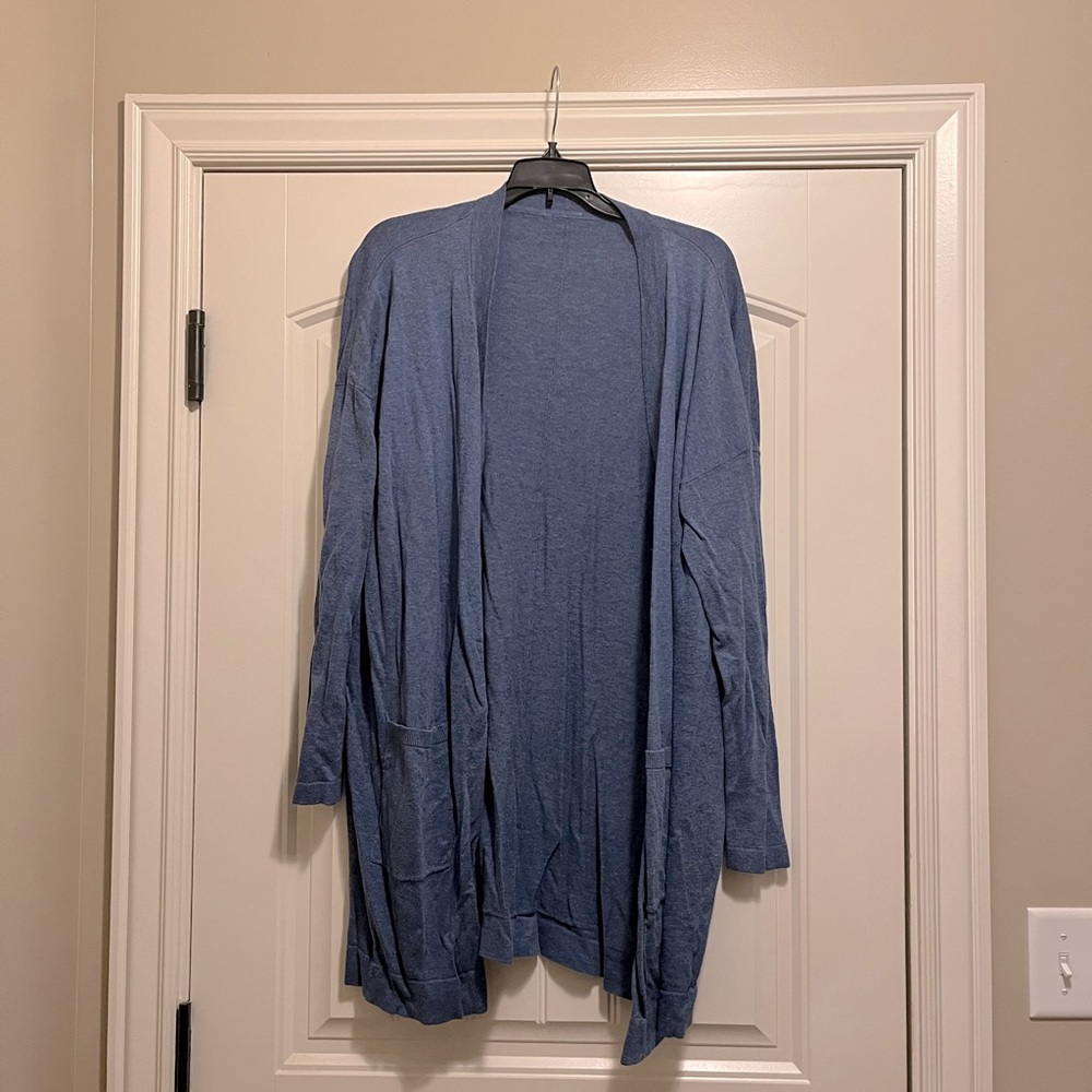 Long duster cardigan
